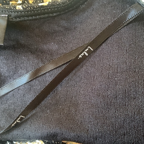 LULUS NEW Thrill Me Black & Gold
Cheetah Surplice Dress size M - Picture 9 of 12